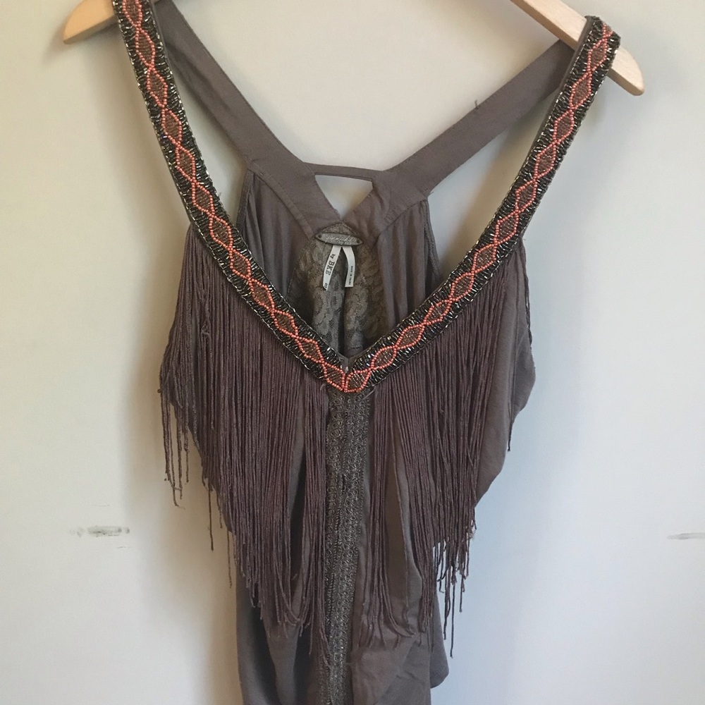 Fringe tank top